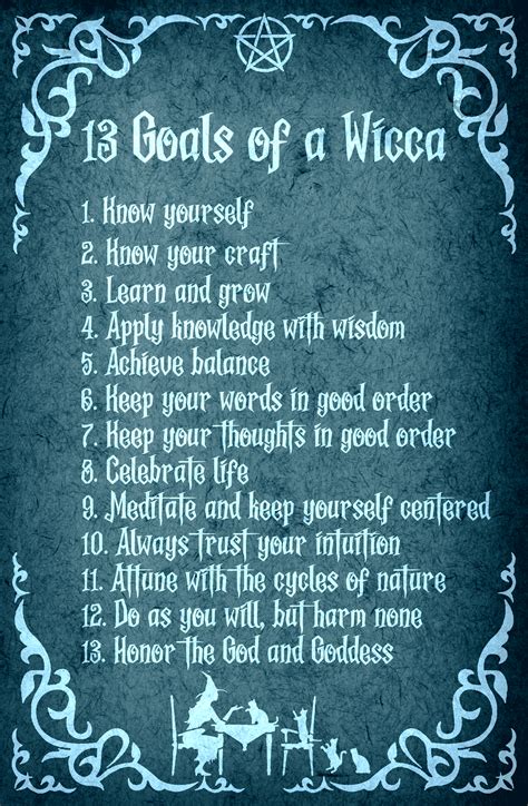 Wiccan tenets